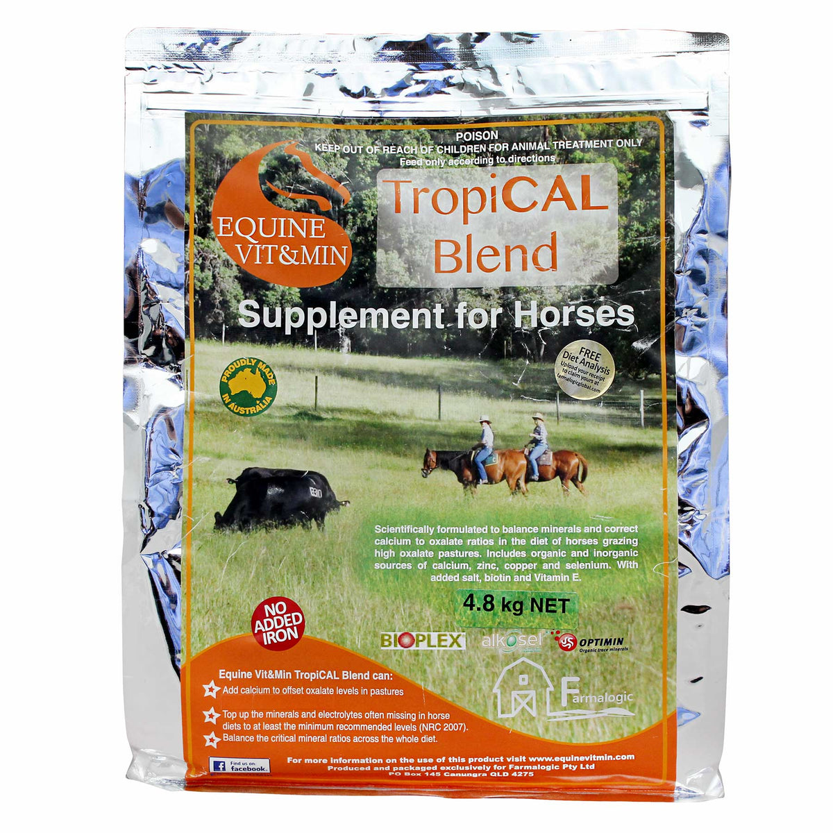 Equine Vit&amp;Min TropiCAL Blend Supplement for Horses