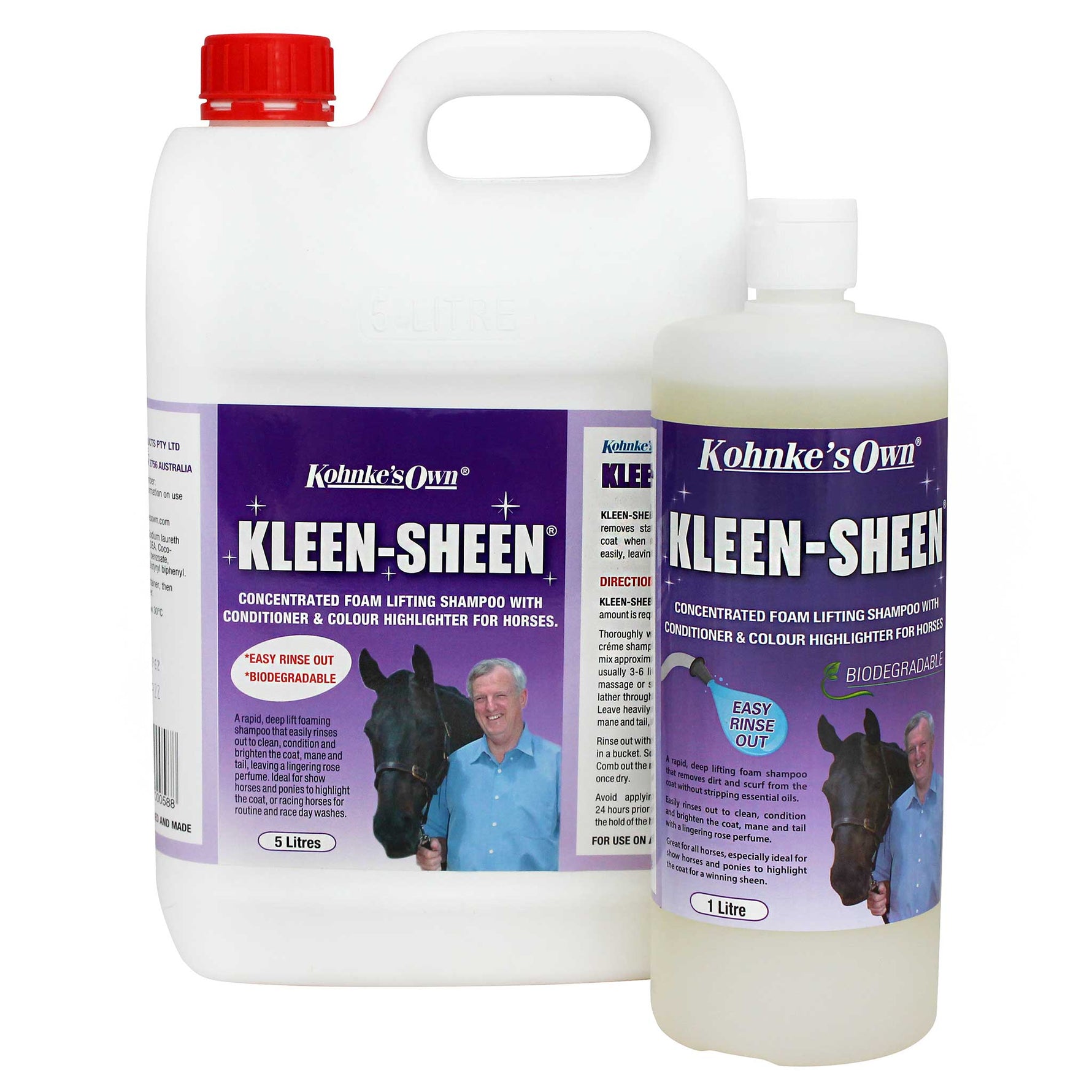 Kohnke's Own Kleen Sheen Shampoo/Conditioner for Horses