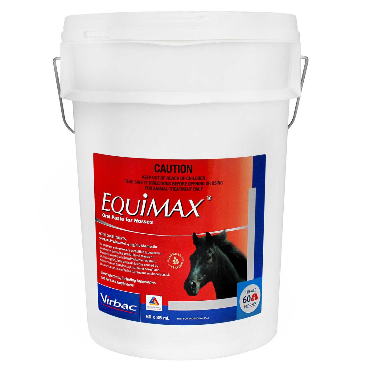 Equimax Oral Paste for Horses - Stable Pail 60 syringes