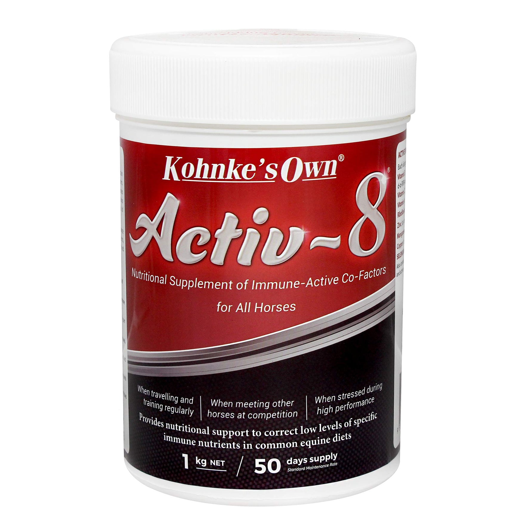 Kohnke's Own Activ-8 Immune System Support for Horses