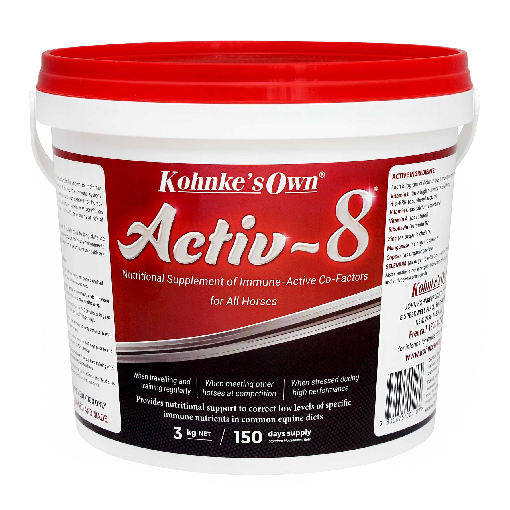 Kohnke's Own Activ-8 Immune System Support for Horses
