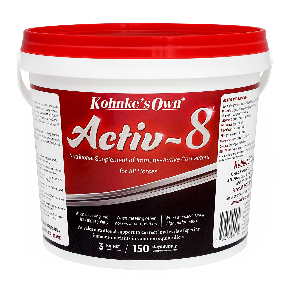 Kohnke&#39;s Own Activ-8 Immune System Support for Horses