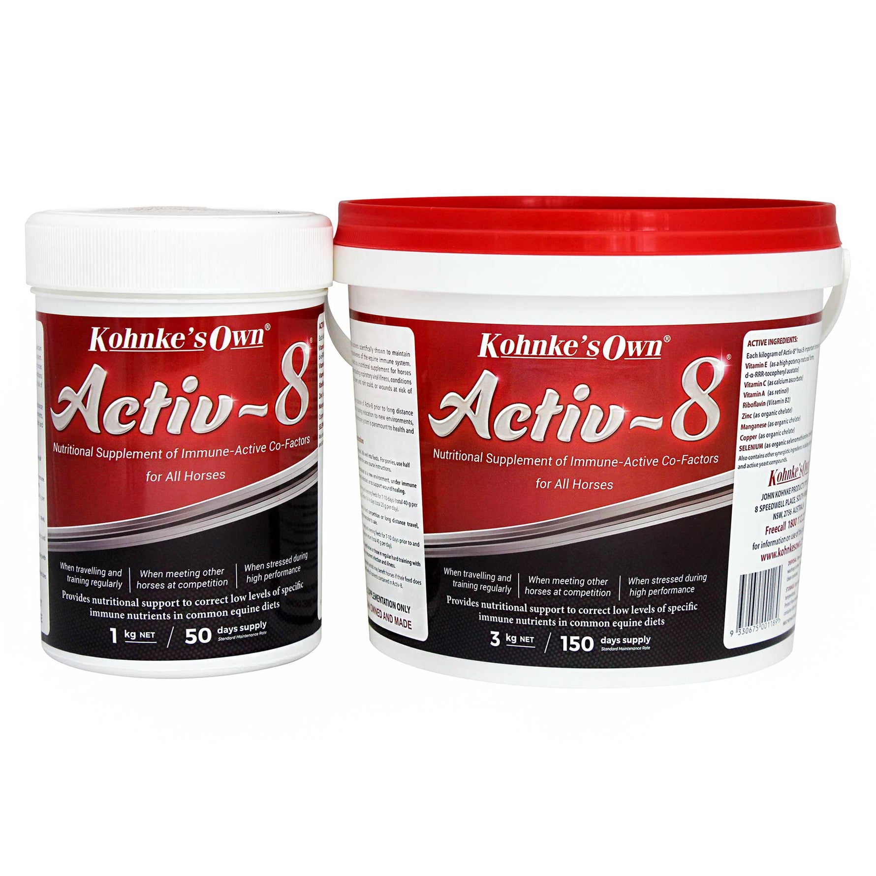 Kohnke's Own Activ-8 Immune System Support for Horses