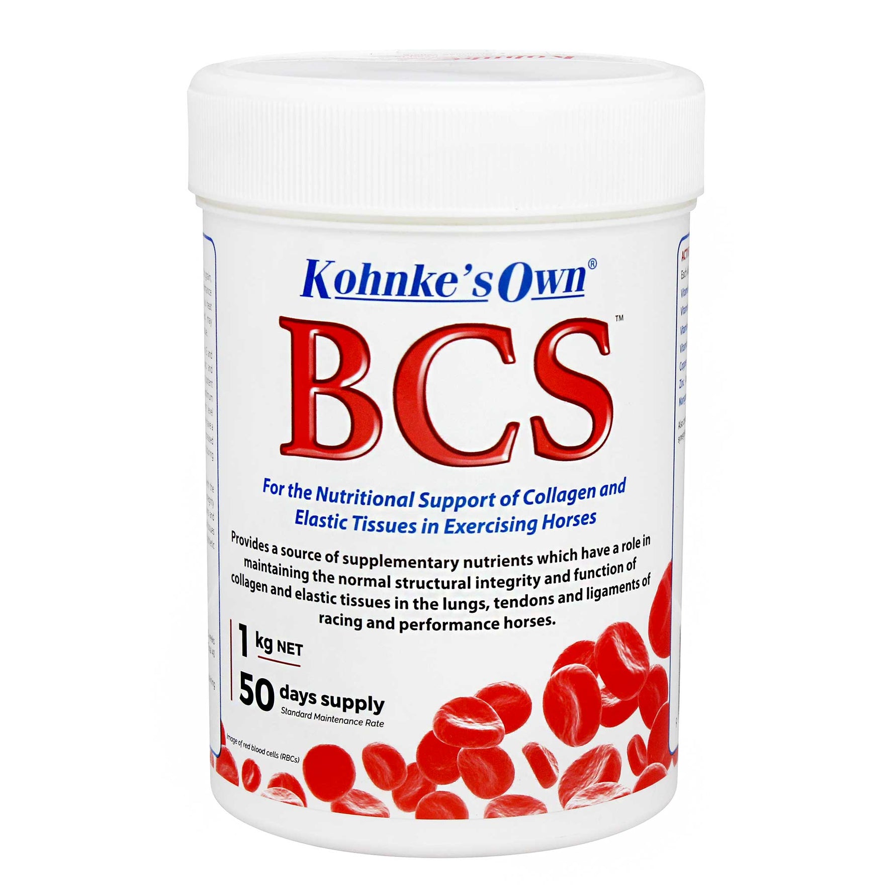 Kohnke's Own BCS Collagen and Elastic Tissue Support for Horses