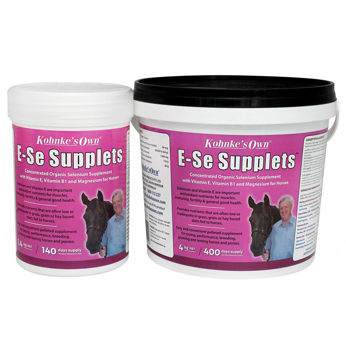Kohnke&#39;s Own E-Se Vitamin E &amp; Selenium Supplement for Horses