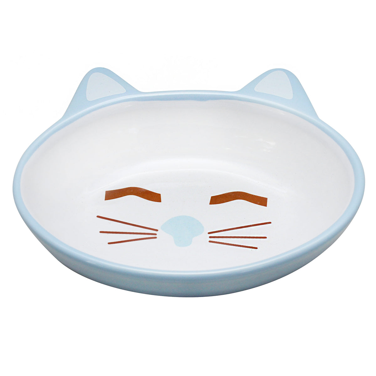 Sleepy Kitty Ceramic Cat Bowl