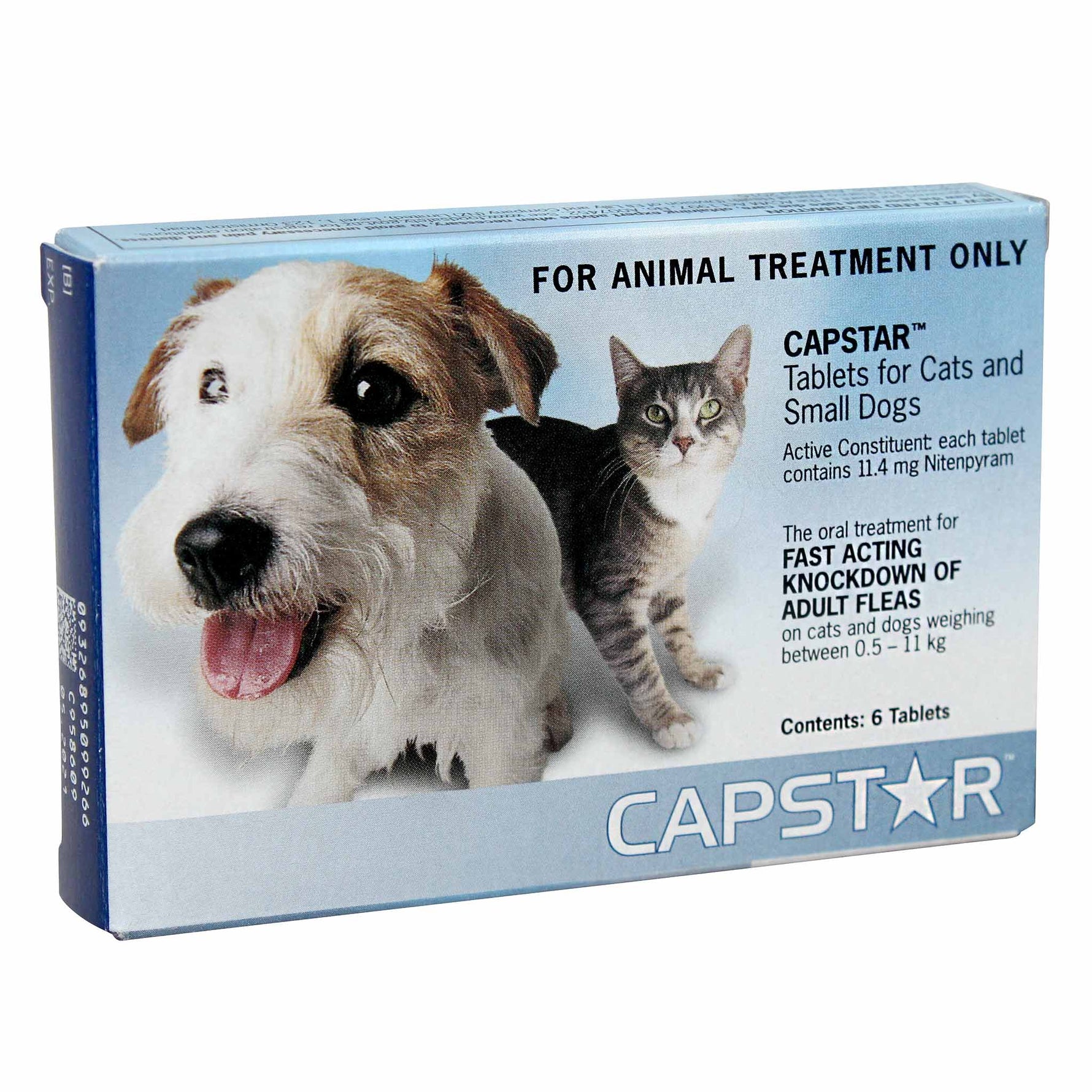 Capstar Tablets 6's - Fast acting knock down of Adult Fleas