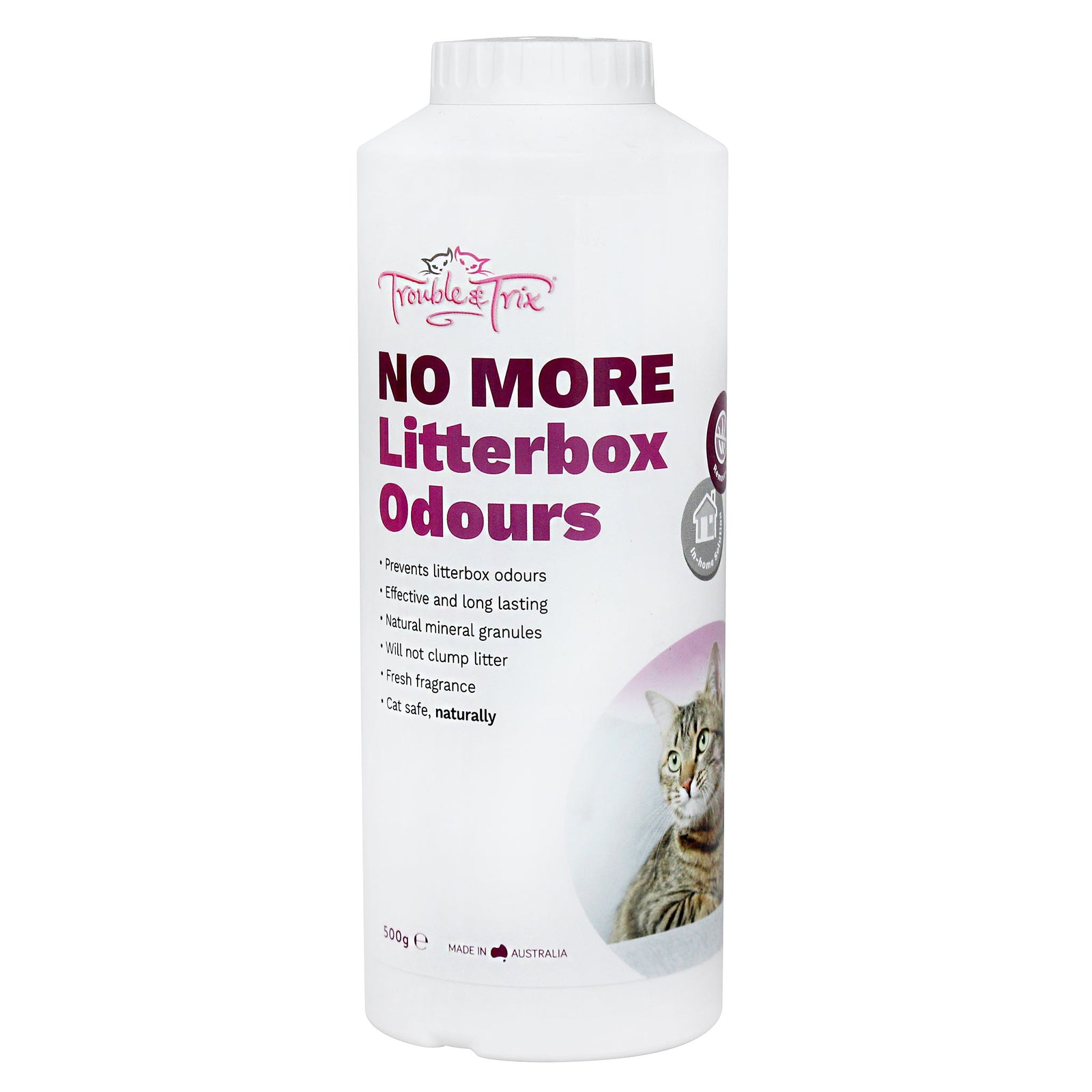 Trouble & Trix No More Litter Box Odours Powder 500g