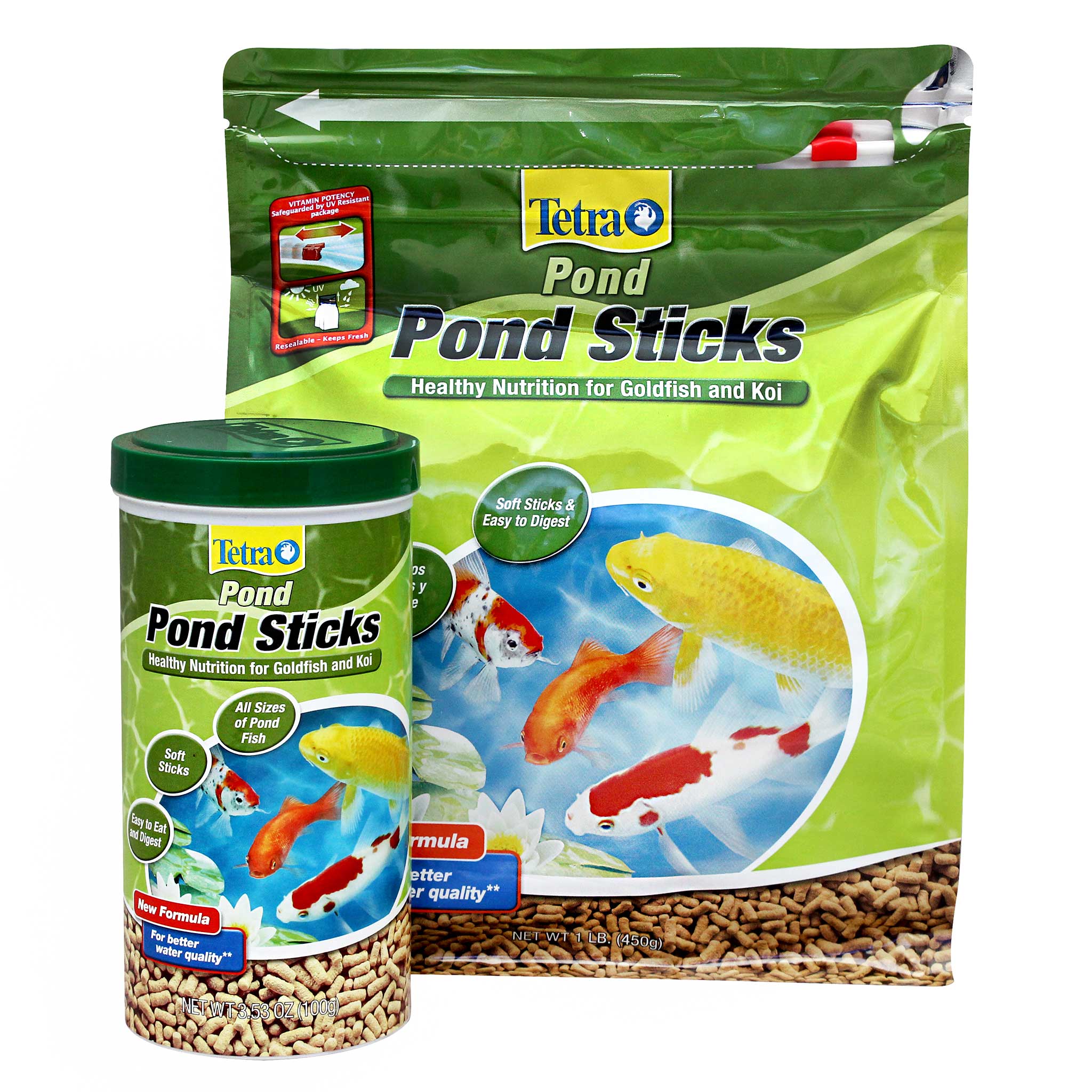 Tetra Pond Sticks Goldfish & Koi Fish Food, 1-lb
