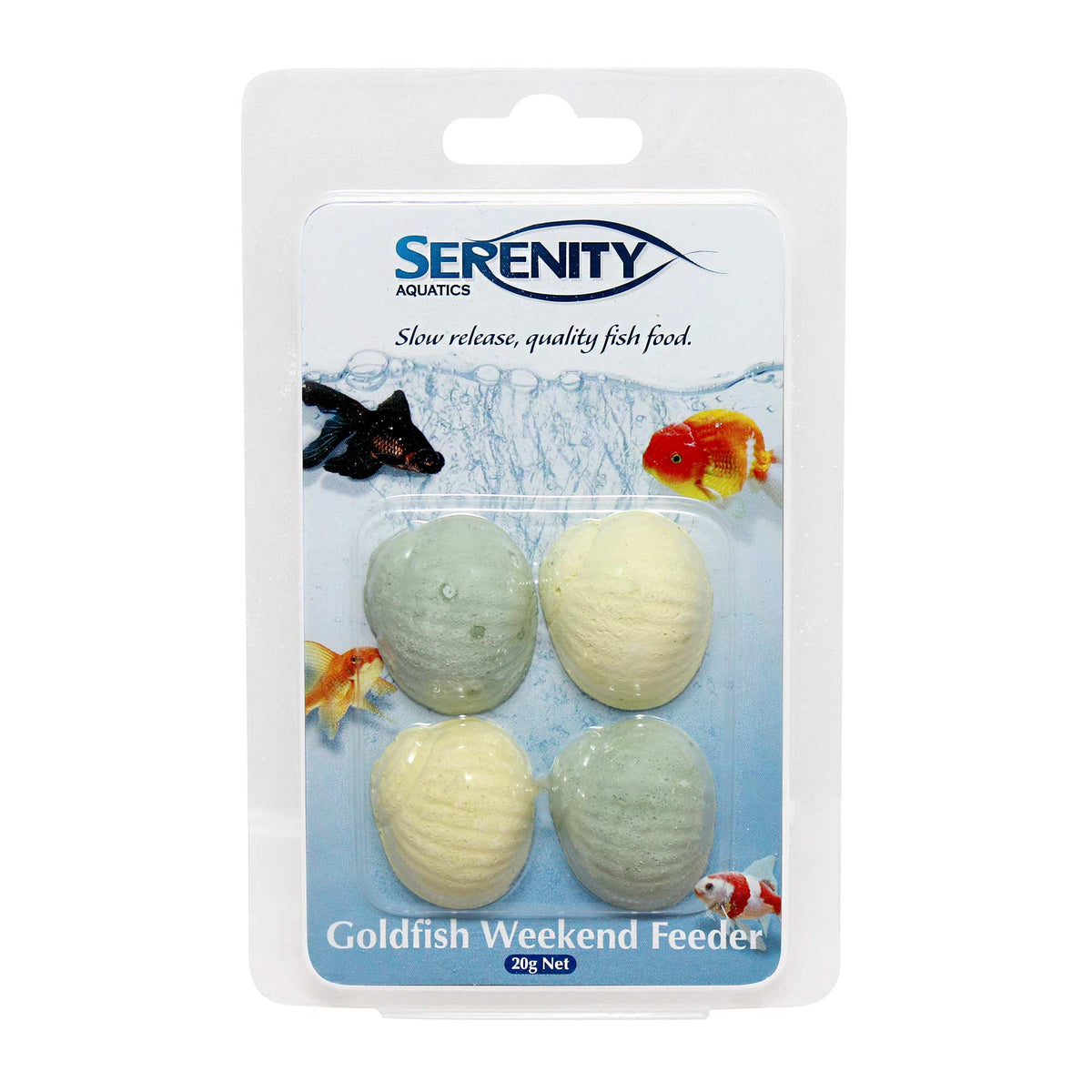 Serenity Aquatics Goldfish Weekend  Feeder Blocks 4 Pack