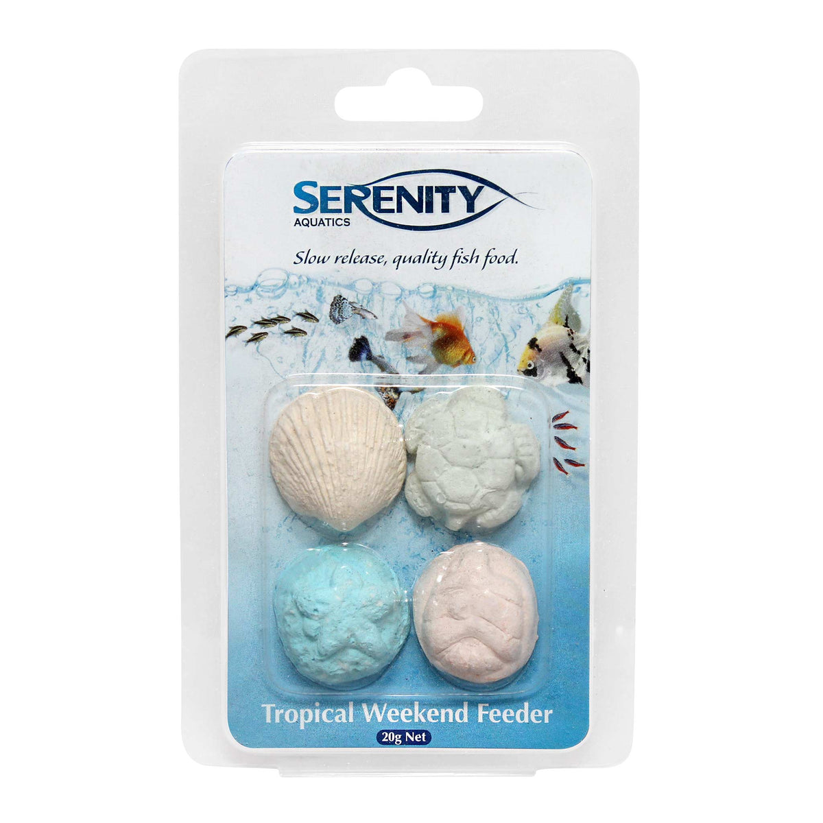 Serenity Aquatics Tropical Weekend Feeder Blocks 4 Pack