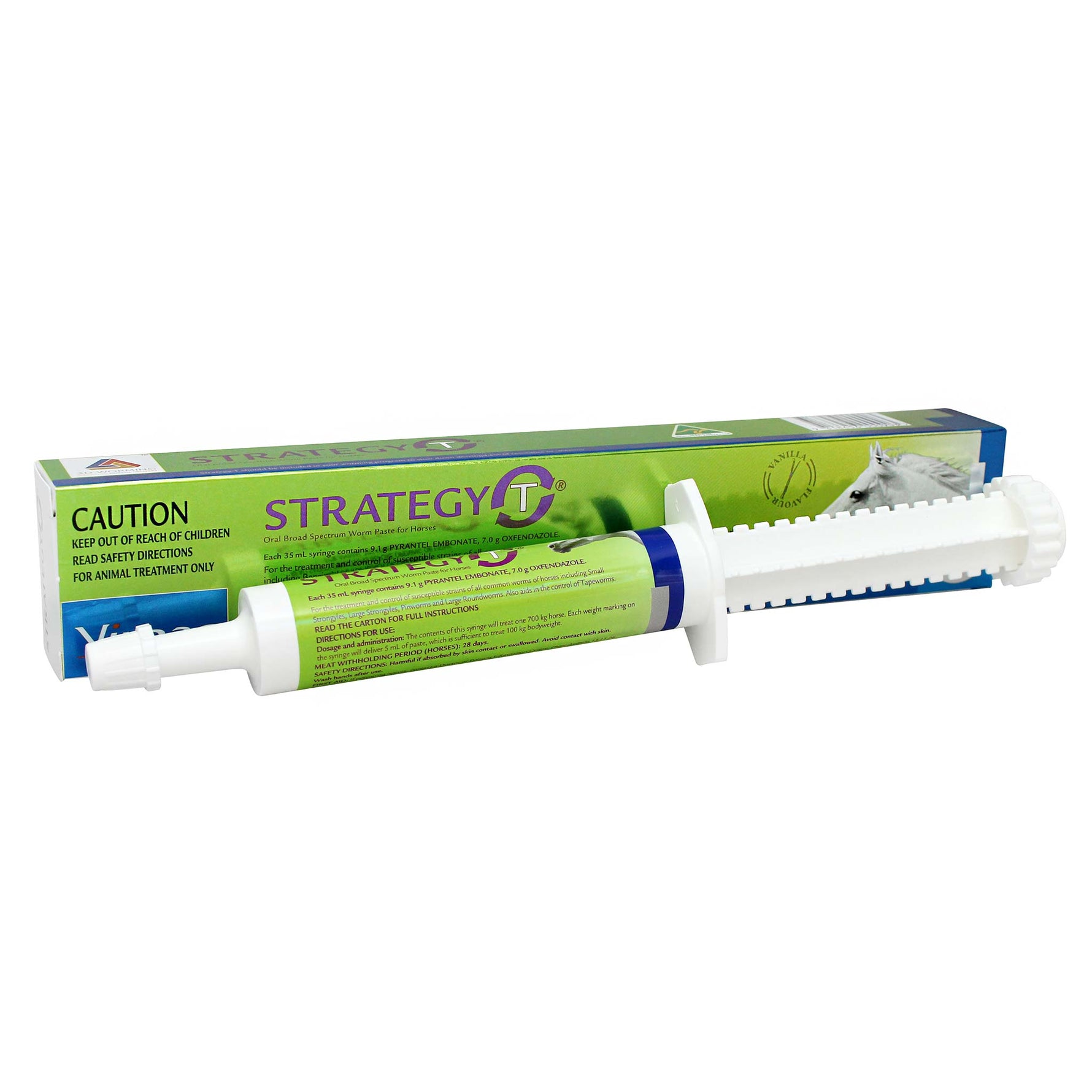 Strategy-T Worm Broad Spectrum Worm Paste for Horses 35mL Single Tube