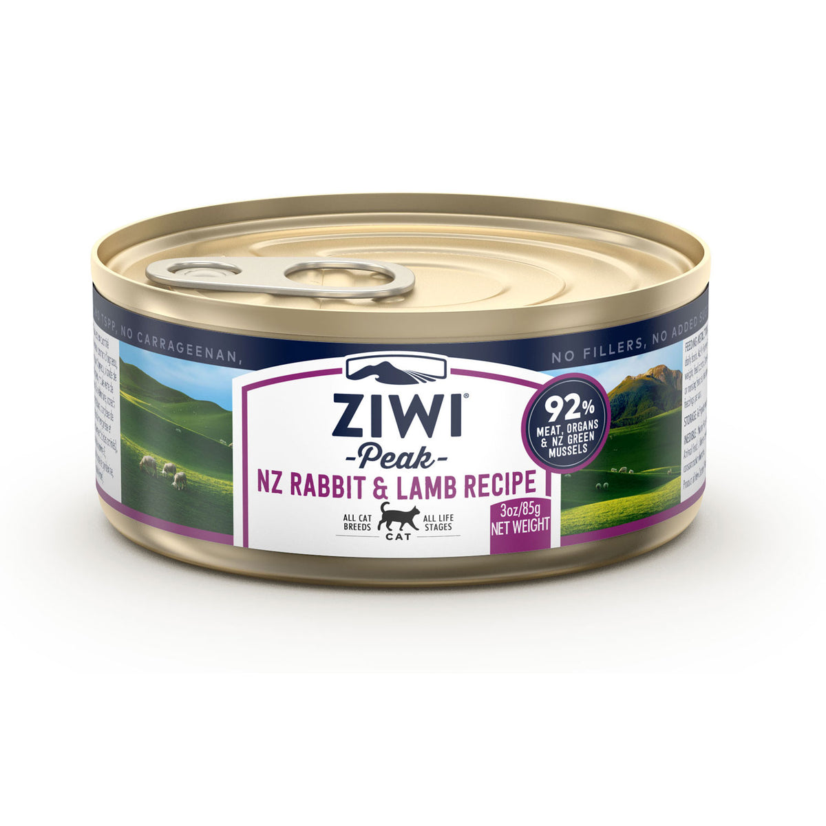 Ziwi Peak Wet Cat Food Rabbit &amp; Lamb Can