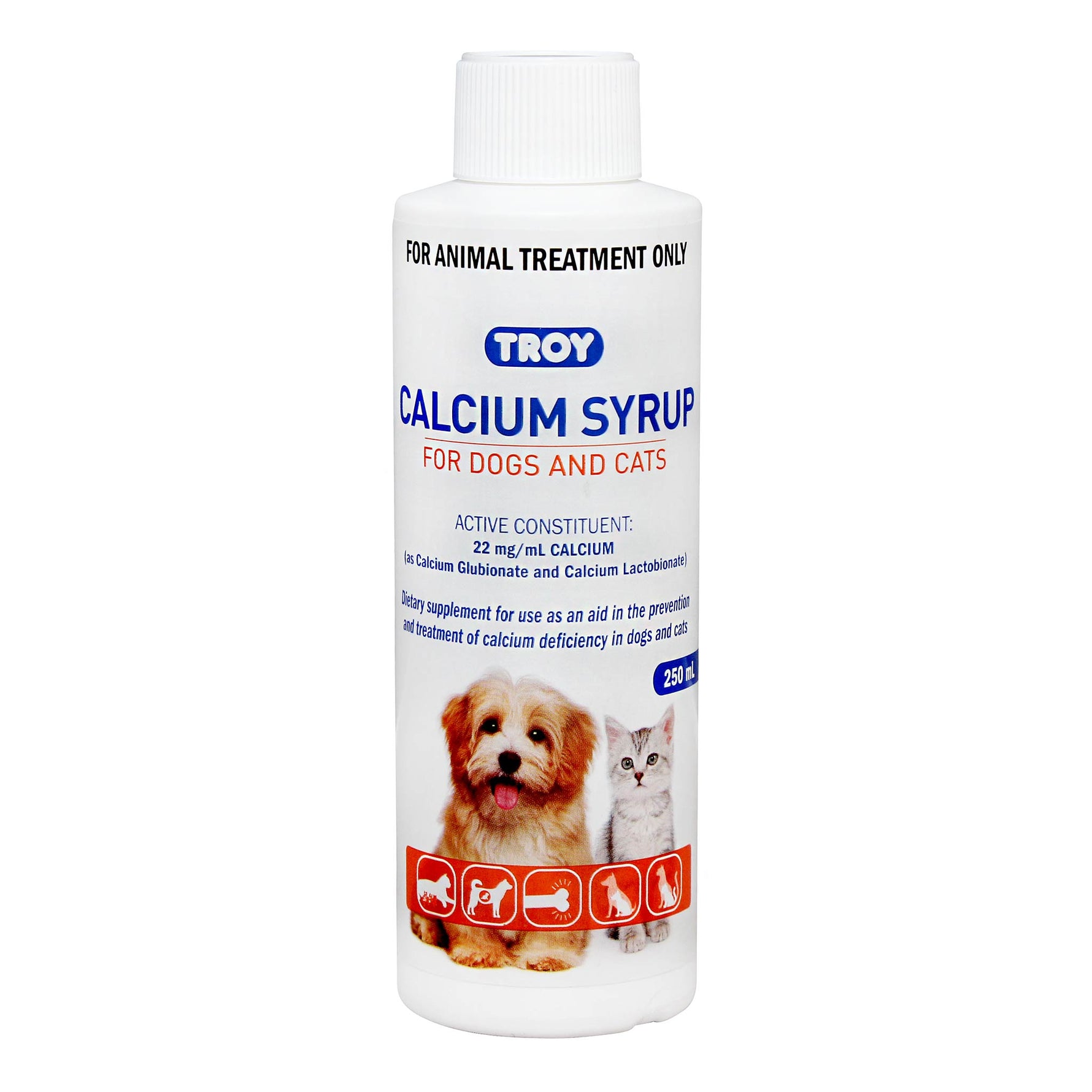 Troy Calcium Syrup for Dogs & Cats