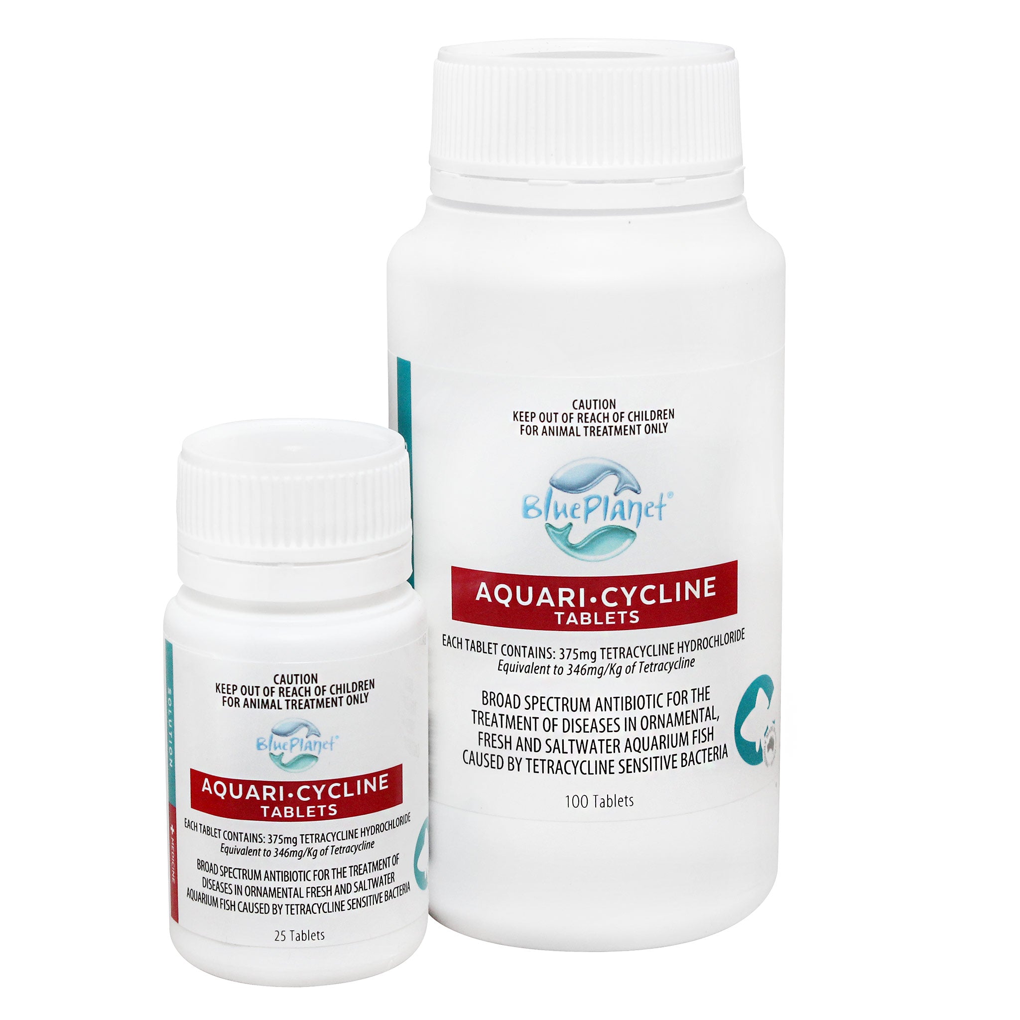 Blue Planet Aquari-cycline Broad Spectrum Antibiotic Tablets for Fish