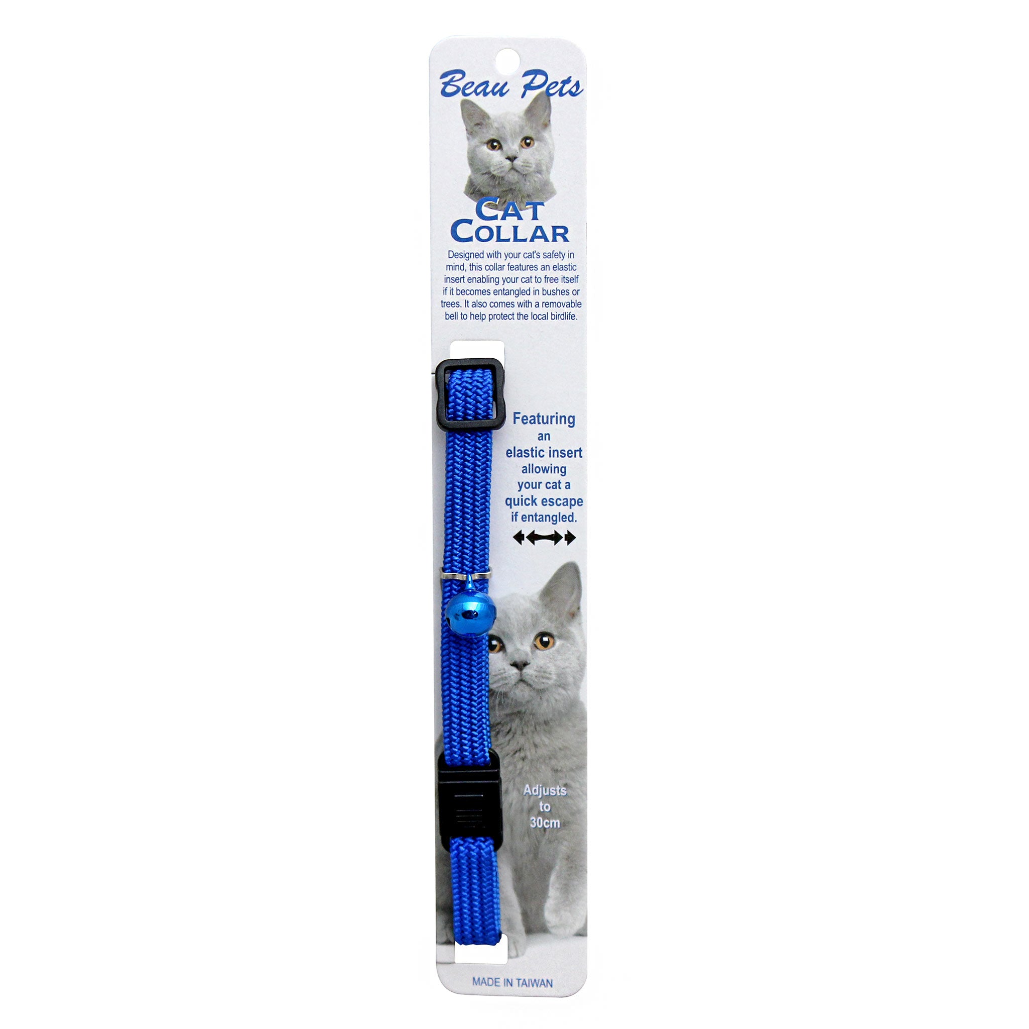 Beau Pets Plain Elastic Safety Cat Collar vet-n-pet DIRECT