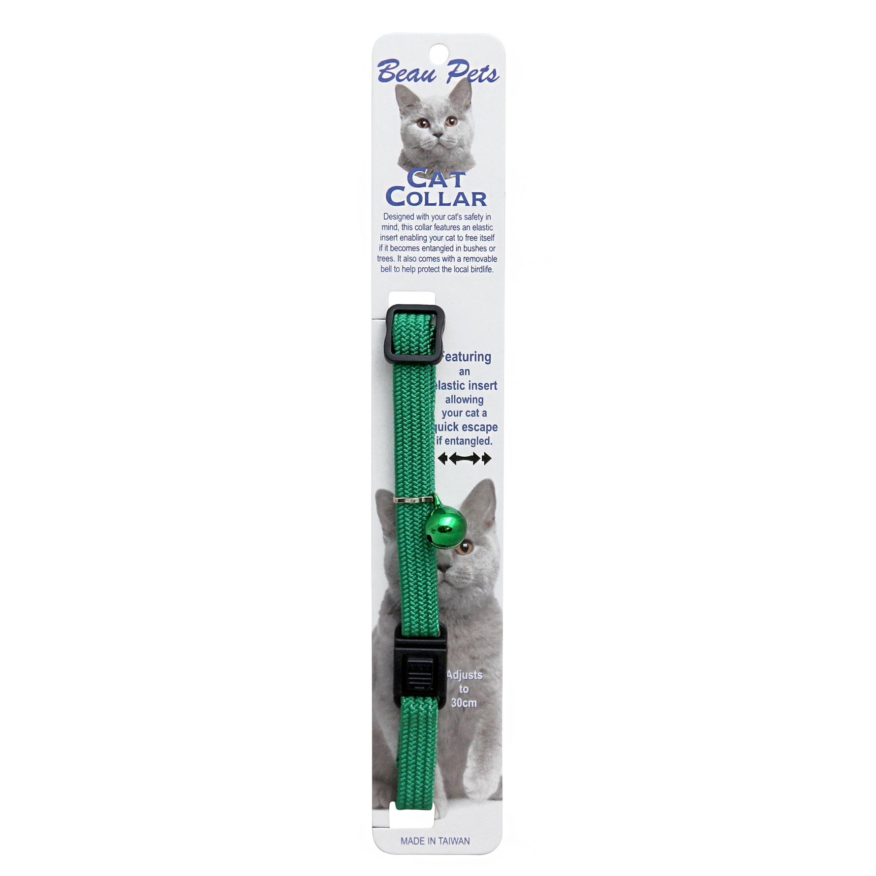 Beau Pets Plain Elastic Safety Cat Collar
