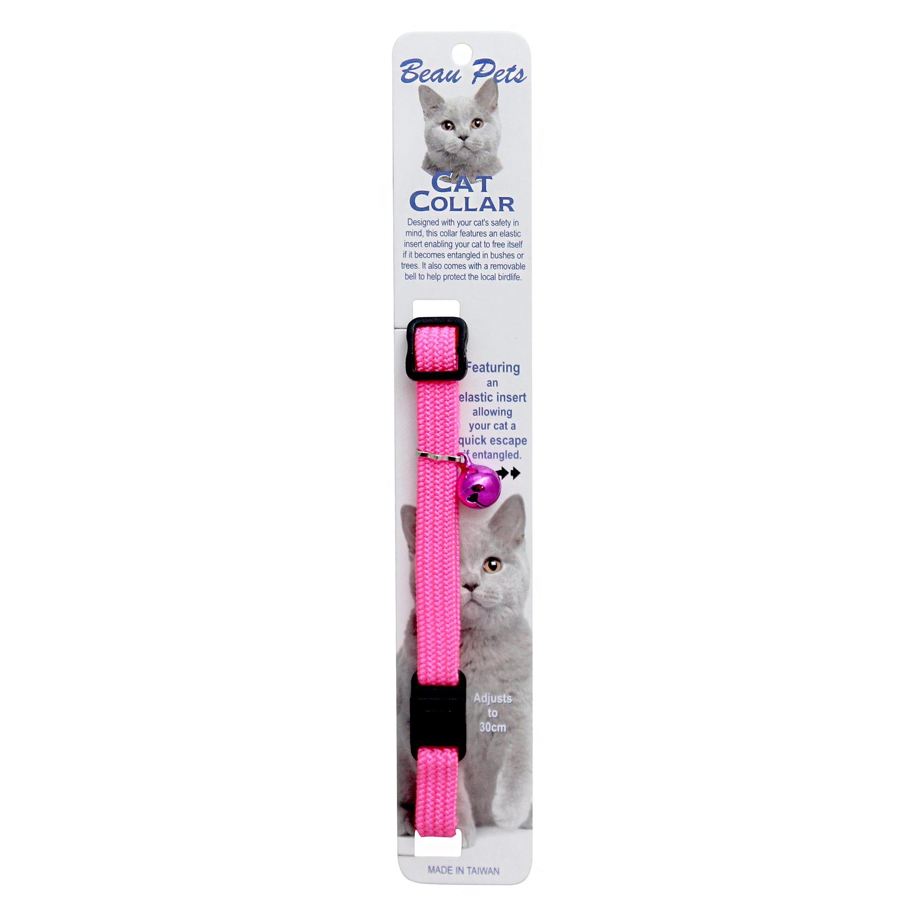 Beau Pets Plain Elastic Safety Cat Collar