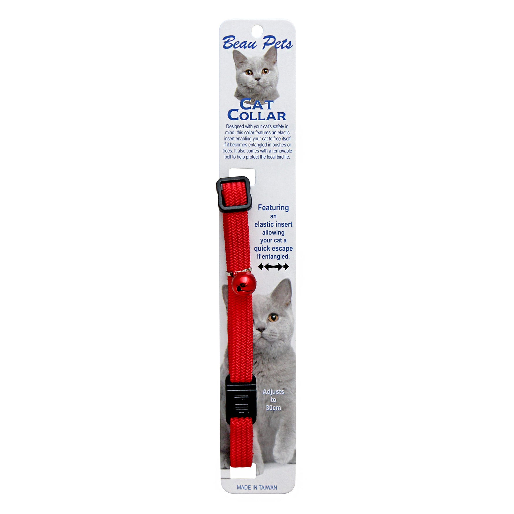 Beau Pets Plain Elastic Safety Cat Collar
