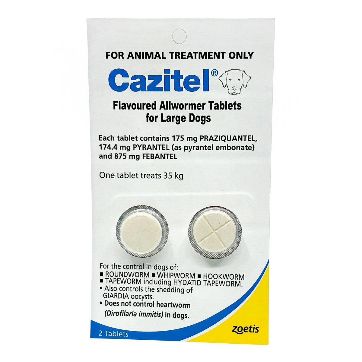 Cazitel Flavoured Allwormer Tablets for Dogs