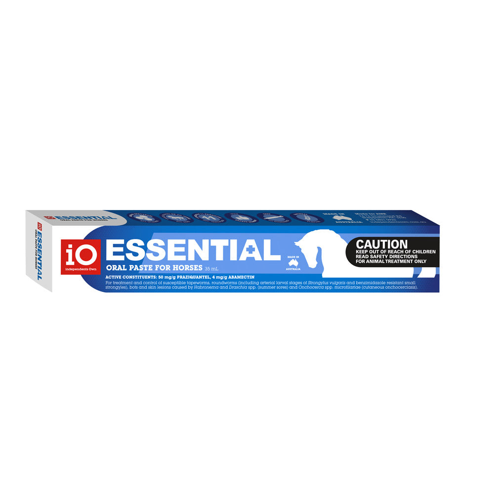 iO Essential Oral Paste All Wormer for Horses 35mL