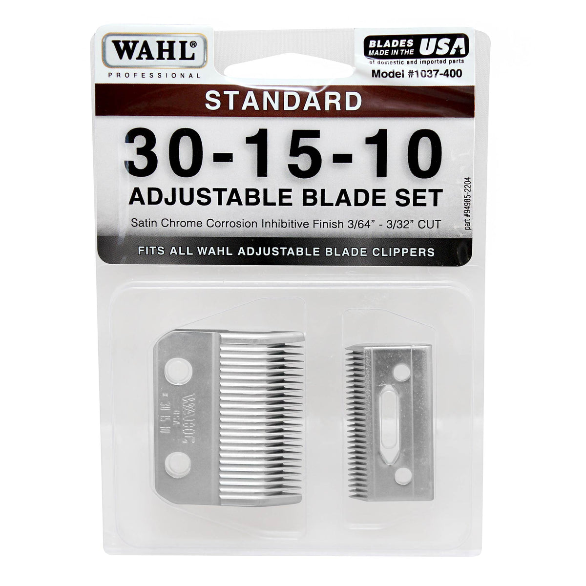 WAHL Replacement Clipper Blade Set 1037-400 - Suit Wahl Show Pro &amp; Wahl Pet Clippers