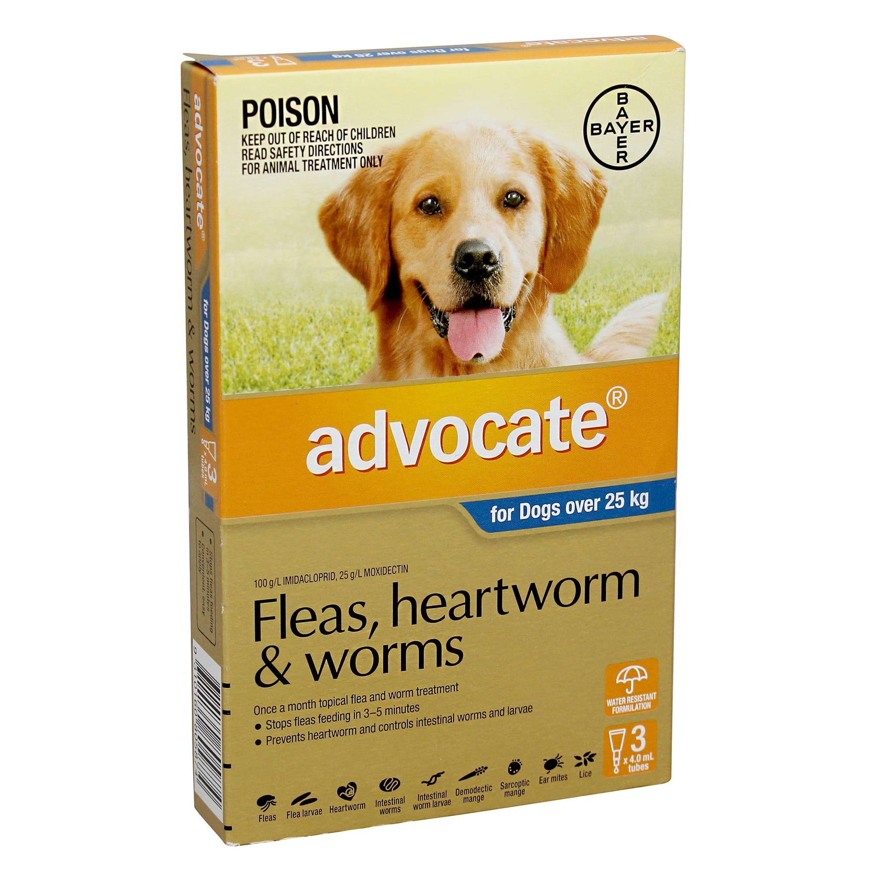ADVOCATE for X/Large Dogs Over 25kg