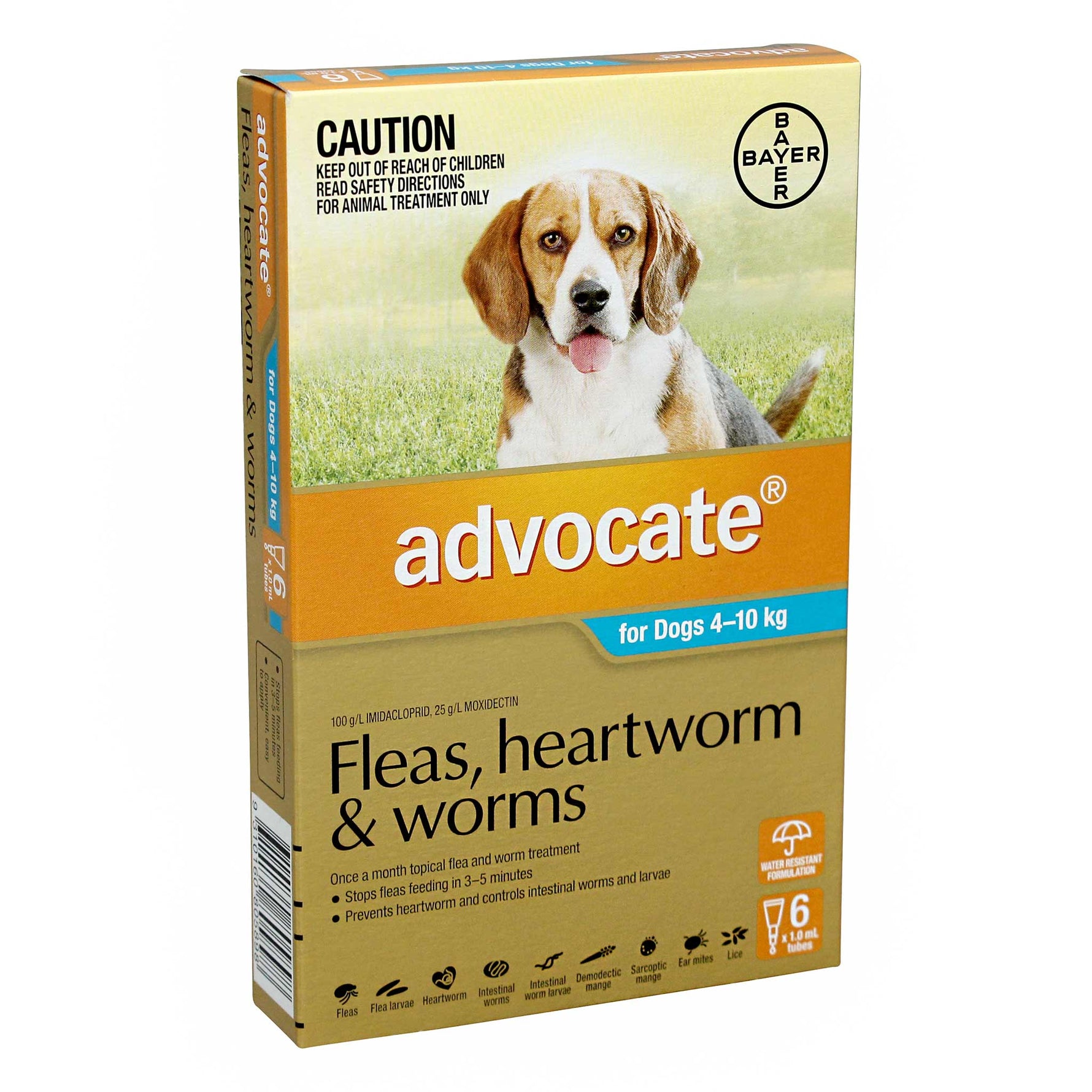 ADVOCATE for Medium Dogs 4-10kg