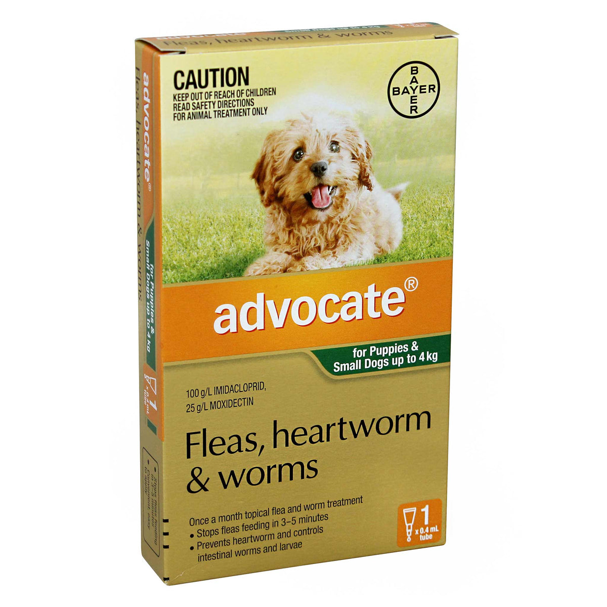 ADVOCATE for Puppies and Small Dogs 0-4kg