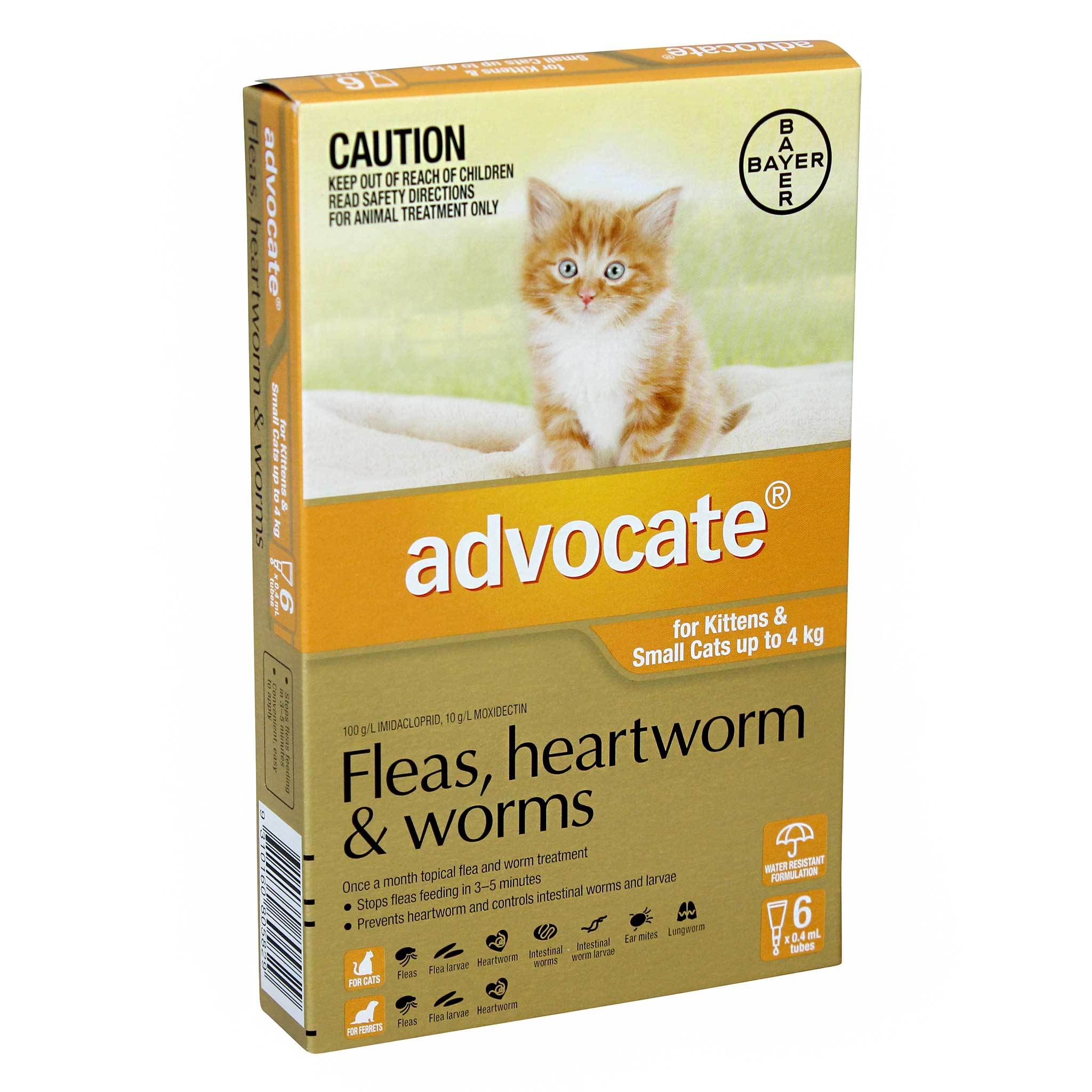 ADVOCATE for Small Cats 0-4kg vet-n-pet DIRECT
