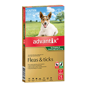 ADVANTIX for Small Dogs 0-4kg