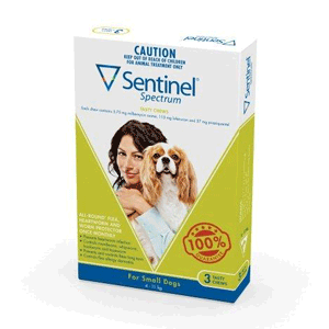 Sentinel   Spectrum Chews. Green for Small Dogs 4-11kg