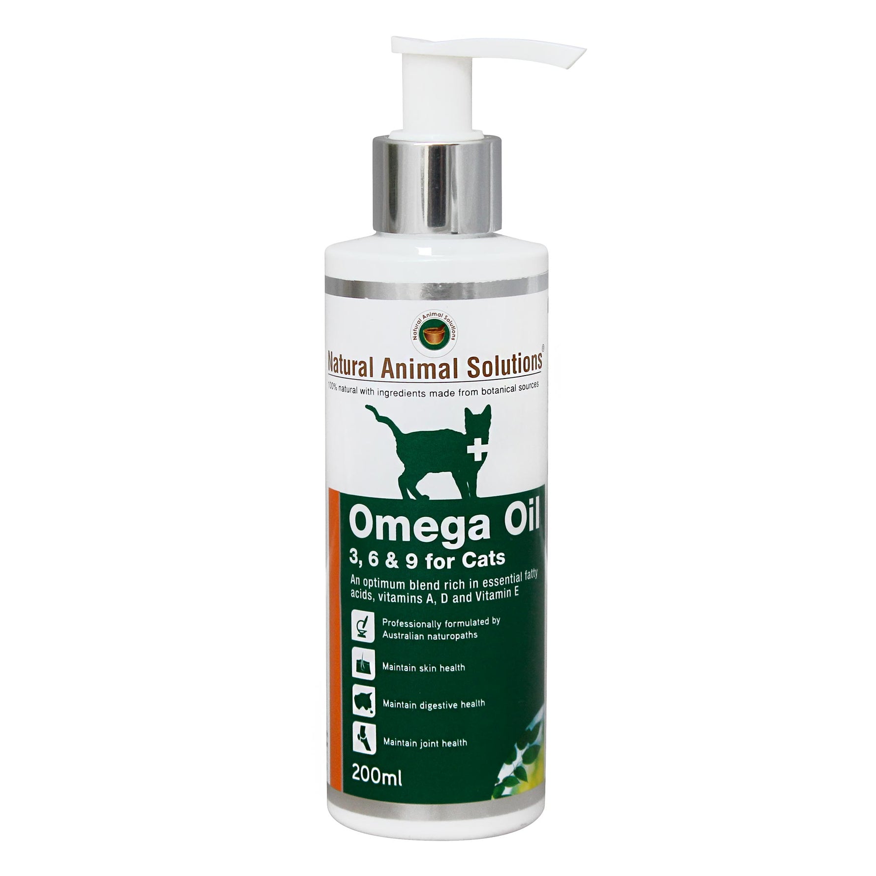 Natural Animal Solutions Omega 3, 6 & 9 for Cats 200mL