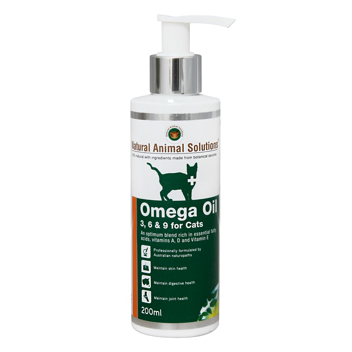 Natural Animal Solutions Omega 3, 6 &amp; 9 for Cats 200mL