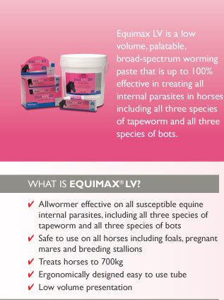 Equimax LV Horse Wormer 7.49g