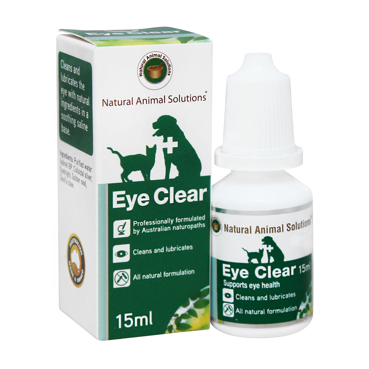 Natural Animal Solutions Eye Clear Eye Cleaning Solution 15mL