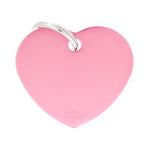 Basic Aluminium Heart Pet ID Tag