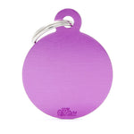 Basic Aluminium Circle Pet ID Tag