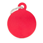Basic Aluminium Circle Pet ID Tag
