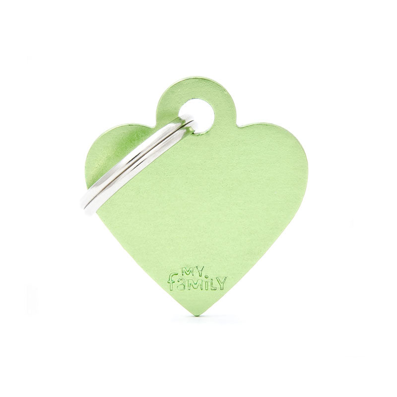 Basic Aluminium Heart Pet ID Tag