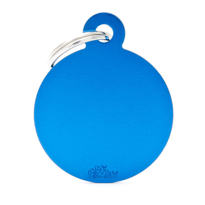 Basic Aluminium Circle Pet ID Tag