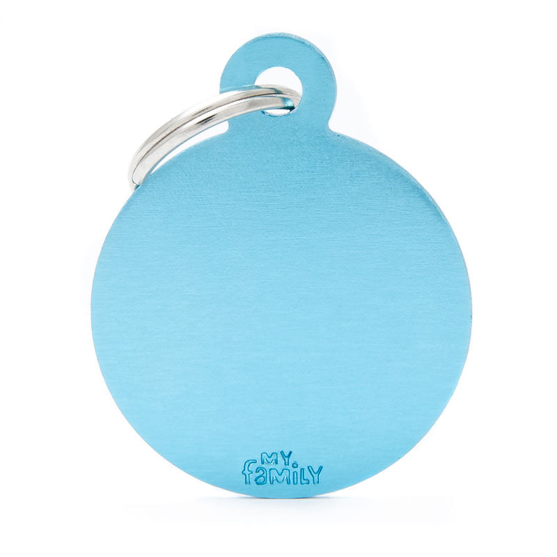 Basic Aluminium Circle Pet ID Tag