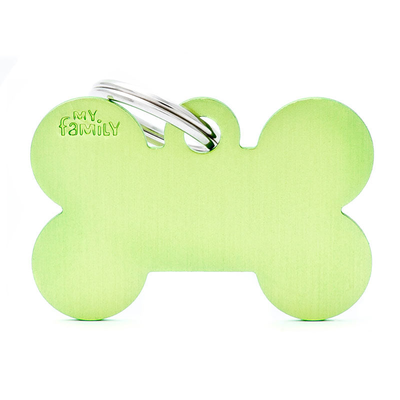 Basic Aluminium Bone Pet ID Tag