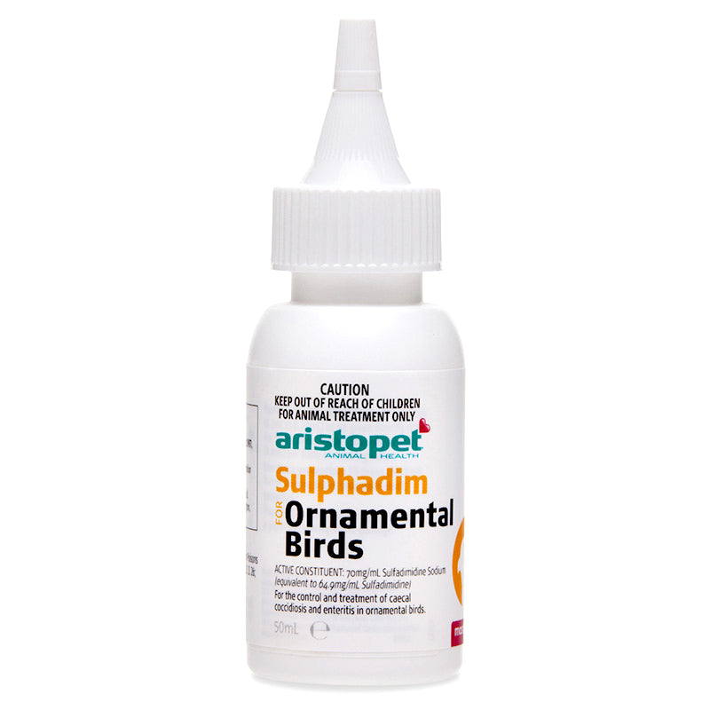 Aristopet Sulphadim Antibiotic for Birds 50mL
