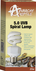 Anarchy Reptile 5.0 UVB Spiral Lamp