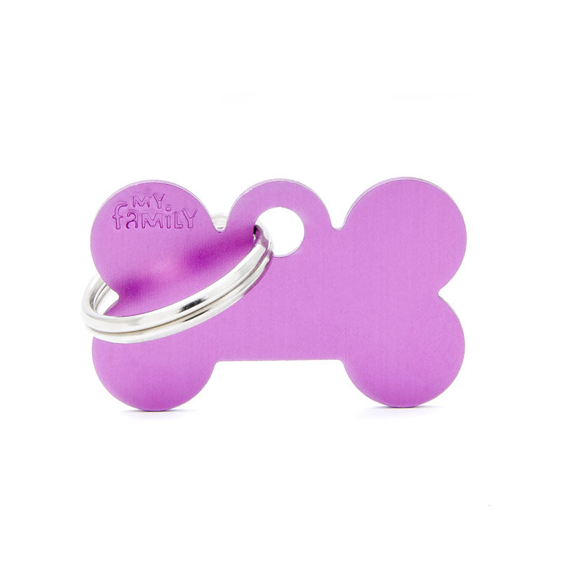 Basic Aluminium Bone Pet ID Tag