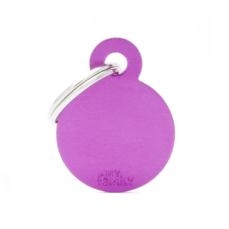 Basic Aluminium Circle Pet ID Tag