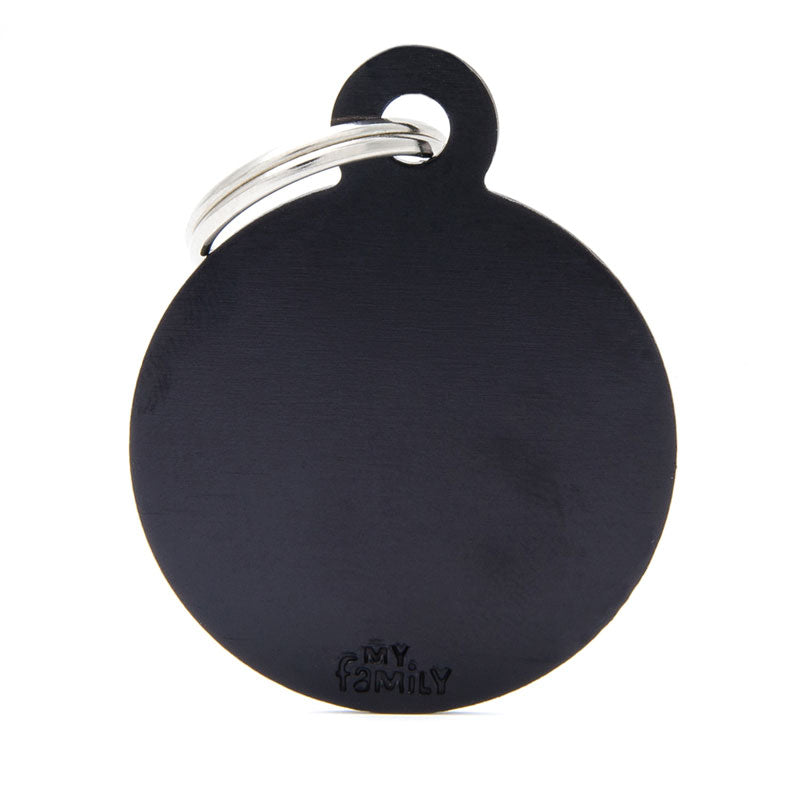 Basic Aluminium Circle Pet ID Tag