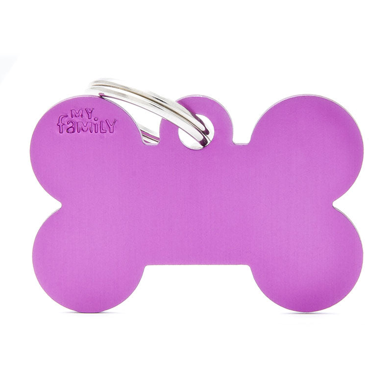Basic Aluminium Bone Pet ID Tag