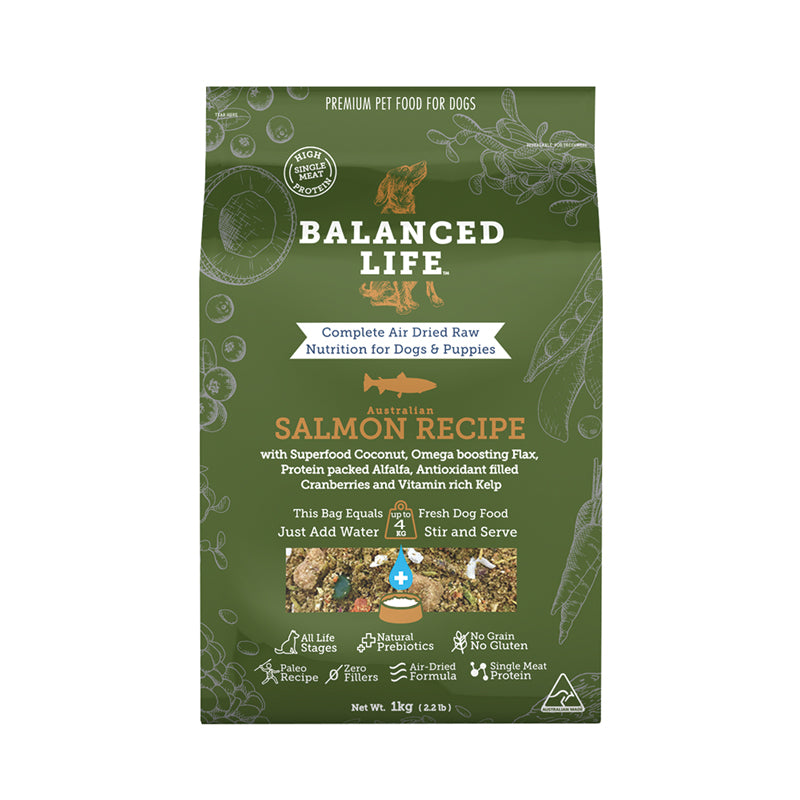 Balanced Life Canine Air Dried Salmon Recipe